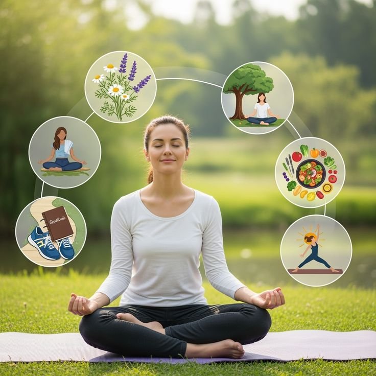 natural anxiety relief tips for deep breathing, yoga & more